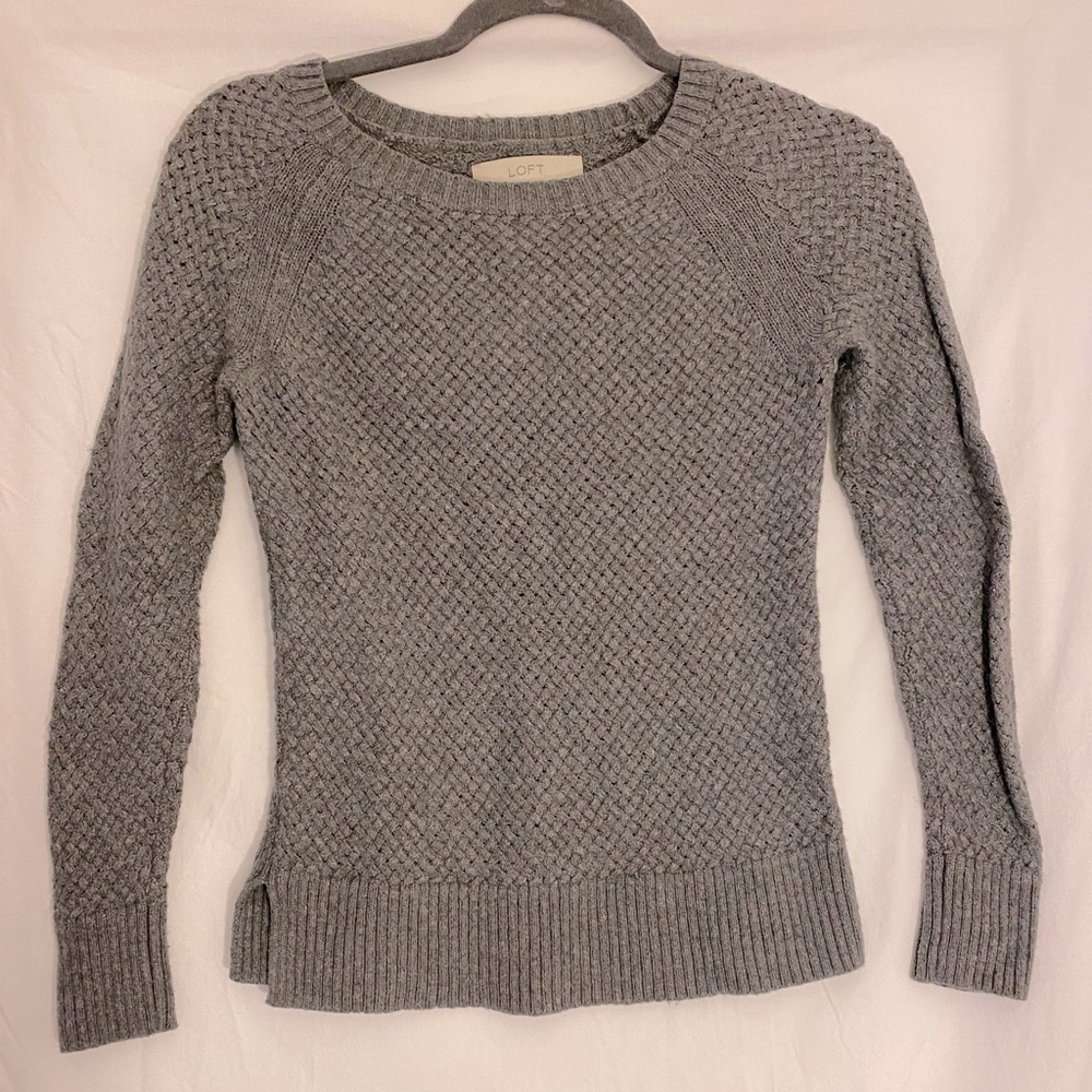 Charcoal Gray Crew Neck Sweater